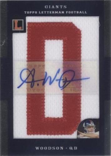 2008 Topps Letterman Andre Woodson #AP-AW