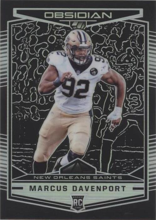 2018 Panini Obsidian Marcus Davenport #147