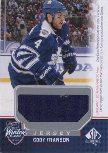2014-15 SP Game Used - Cody Franson #WC-CF