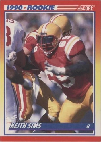 1990 Score Keith Sims #648