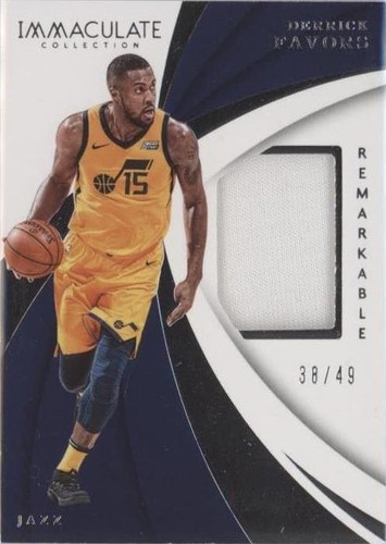 2017-18 Panini Immaculate Collection - Derrick Favors #RM-DFV