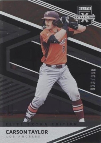 2020 Panini Elite Extra Edition - Carson Taylor #137