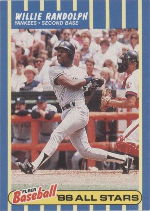 Fleer Baseball All Stars 1988 - Willie Randolph #32