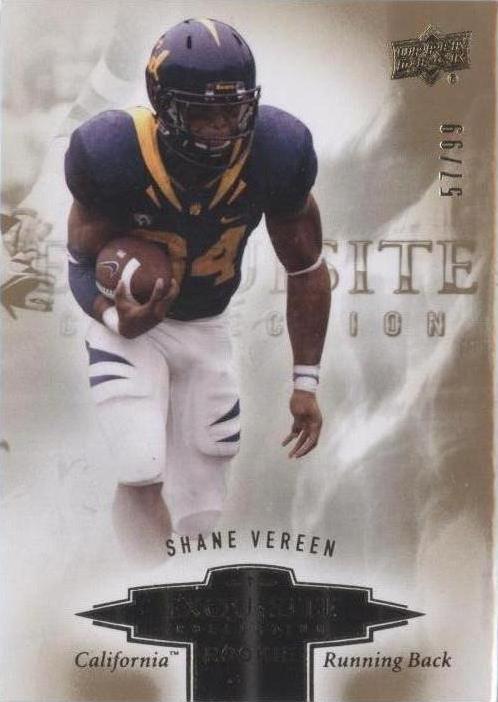 2010 Upper Deck Exquisite Collection Shane Vereen #ER-SV