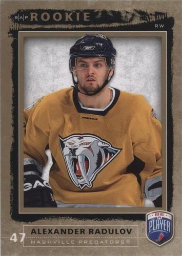2006-07 Upper Deck Be a Player - Alexander Radulov #217