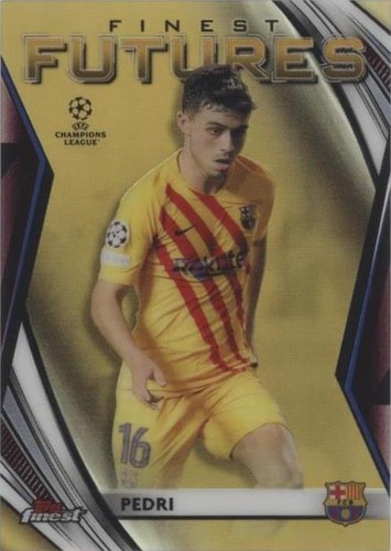 2021-22 Topps Finest UCL Pedri #FF-3