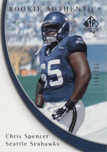 2005 SP Authentic Chris Spencer #158
