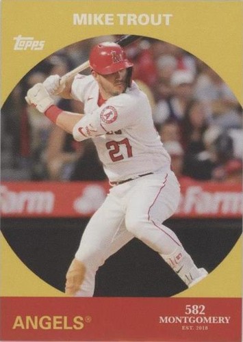 2022 Topps 582 Montgomery Club Set 5 - Mike Trout #4