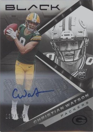 2022 Panini Black Christian Watson #112