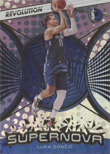 Luka doncic revolution 100シリ 直書きauto 2021 Panini Revolution Luka Doncic Fractal Auto /100