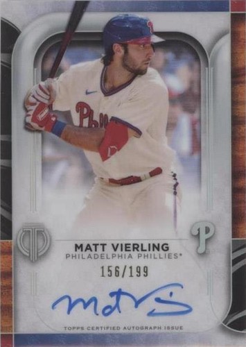 2022 Topps Tribute - Matt Vierling #TA-MV