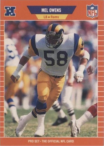 1989 Pro Set Mel Owens #206