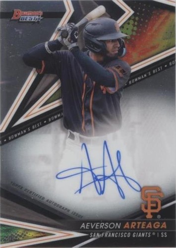 2022 Bowman's Best - Aeverson Arteaga #B22-AA