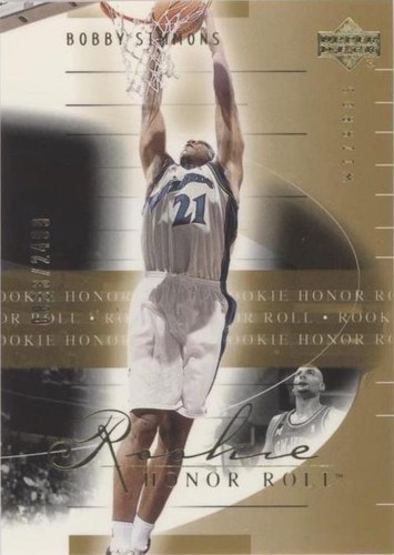 2001-02 Upper Deck Honor Roll - Bobby Simmons #111