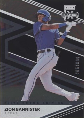 2020 Panini Elite Extra Edition - Zion Bannister #101