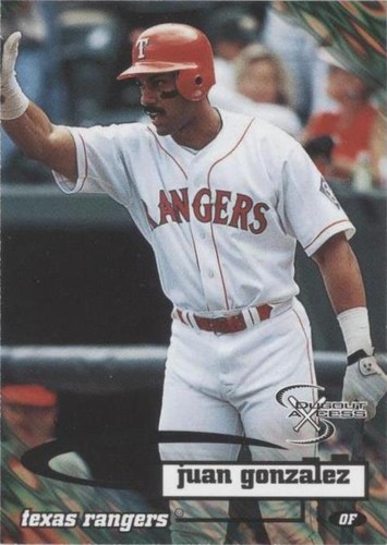 1998 Skybox Dugout Axcess - Juan González #85