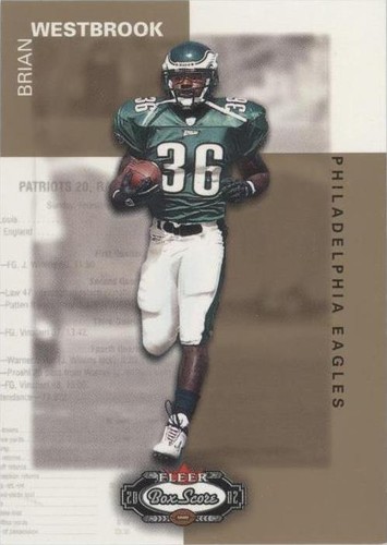 2002 Fleer Box Score Brian Westbrook #129