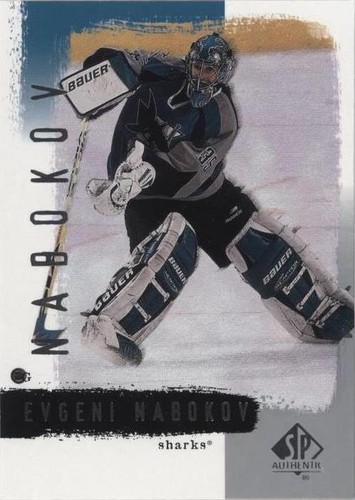 2000-01 SP Authentic - Evgeni Nabokov #75