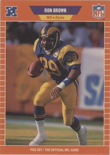 1989 Pro Set Ron Brown #196