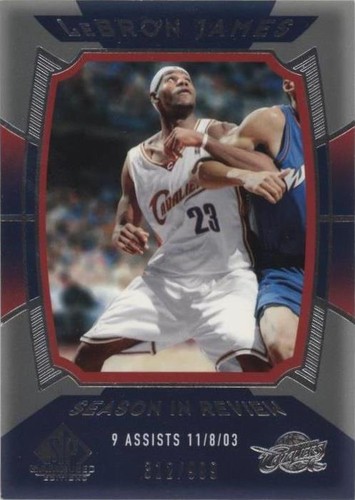 2004-05 SP Game Used - LeBron James #150