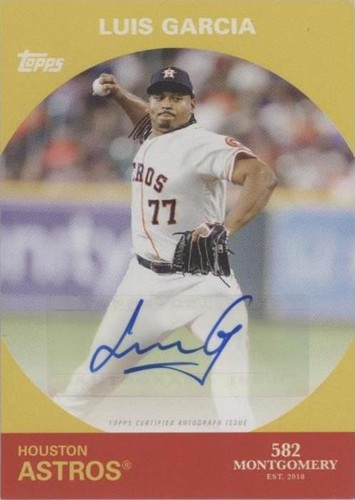 2022 Topps 582 Montgomery Club Set 5 - Luis Garcia #16A