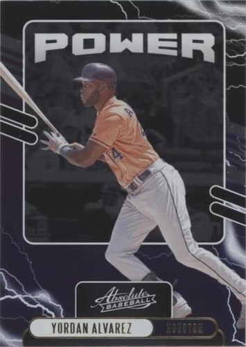 2021 Panini Absolute - Yordan Alvarez #PO-14