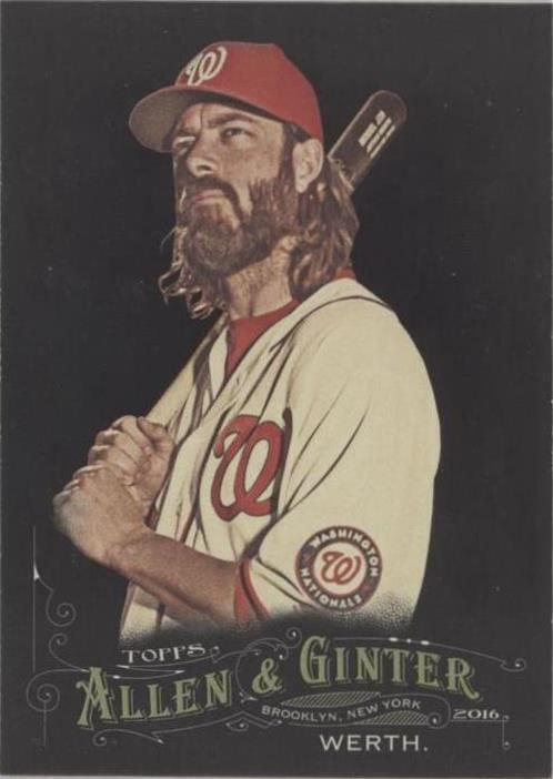 2016 Topps Allen & Ginter X - Jayson Werth #35