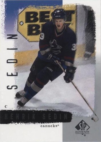 2000-01 SP Authentic - Henrik Sedin #86