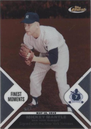 2006 Topps Finest - Mickey Mantle #MMFM14
