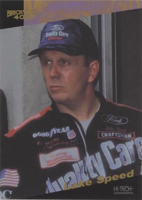 1995 Hi-Tech Brickyard 400 - Lake Speed #66
