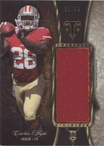2014 Topps Triple Threads Carlos Hyde #TTRJR-33