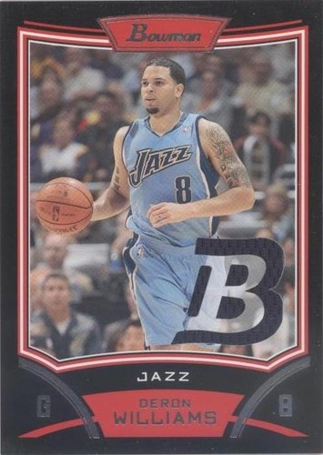 2008-09 Bowman Draft Picks & Stars - Deron Williams #BRDWI