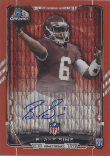 2015 Bowman Blake Sims #RCRA-BSI