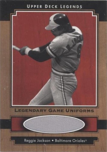 2001 Upper Deck Legends - Reggie Jackson #J-RJA