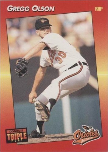 1992 Donruss Triple Play - Gregg Olson #13