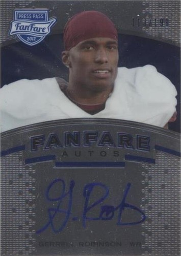 2012 Press Pass Fanfare Gerell Robinson #FF-GR