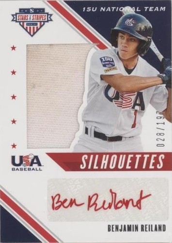 2020 Panini USA Baseball Stars & Stripes - Benjamin Reiland #USJ-BN