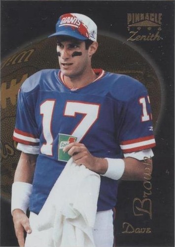 1996 Pinnacle Zenith Dave Brown #Z-81