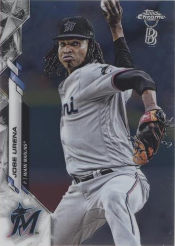 2020 Topps Chrome Ben Baller Edition - Jose Urena #185