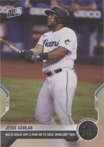 2021 Topps Now - Jesus Aguilar #476