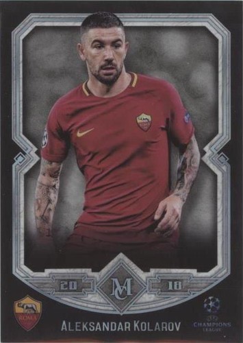2017-18 Topps Museum Collection UCL Aleksandar Kolarov #29