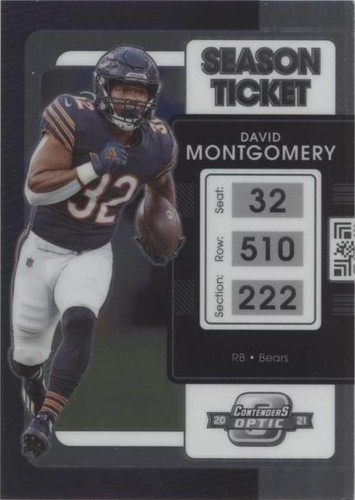 2021 Panini Contenders Optic David Montgomery #41