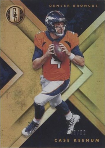 2018 Panini Gold Standard Case Keenum #52
