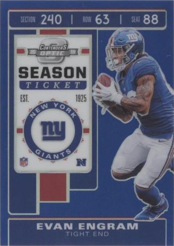 2019 Panini Contenders Optic Evan Engram #47