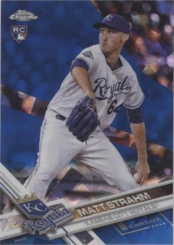 2017 Topps Chrome Sapphire Edition - Matt Strahm #274