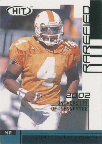 2002 SAGE Hit Donte Stallworth #R24