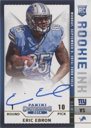 2014 Panini Contenders Eric Ebron #RRI-EE