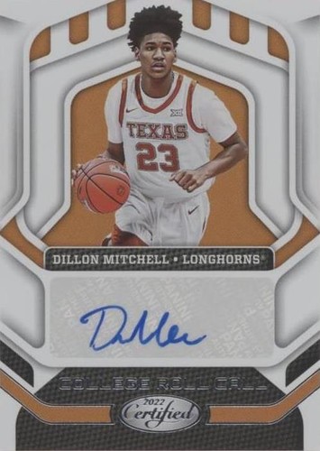 2022-23 Panini Chronicles Draft Picks - Dillon Mitchell #CRC-DMI