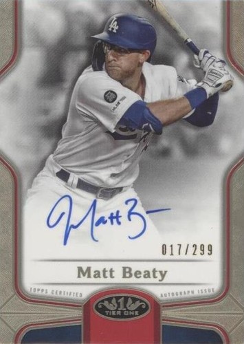 2020 Topps Tier One - Matt Beaty #BOA-MBE
