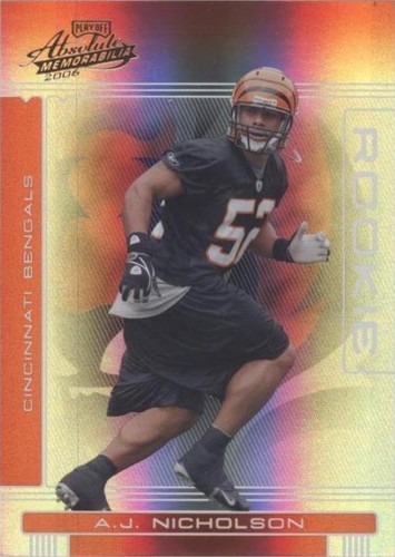 2006 Playoff Absolute Memorabilia A.J. Nicholson #193